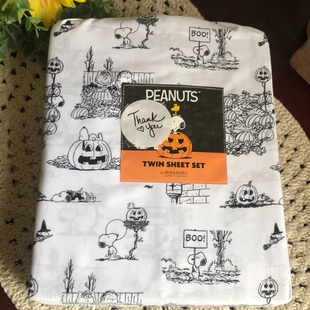 Peanuts HALLOWEEN TWIN Sheet Set